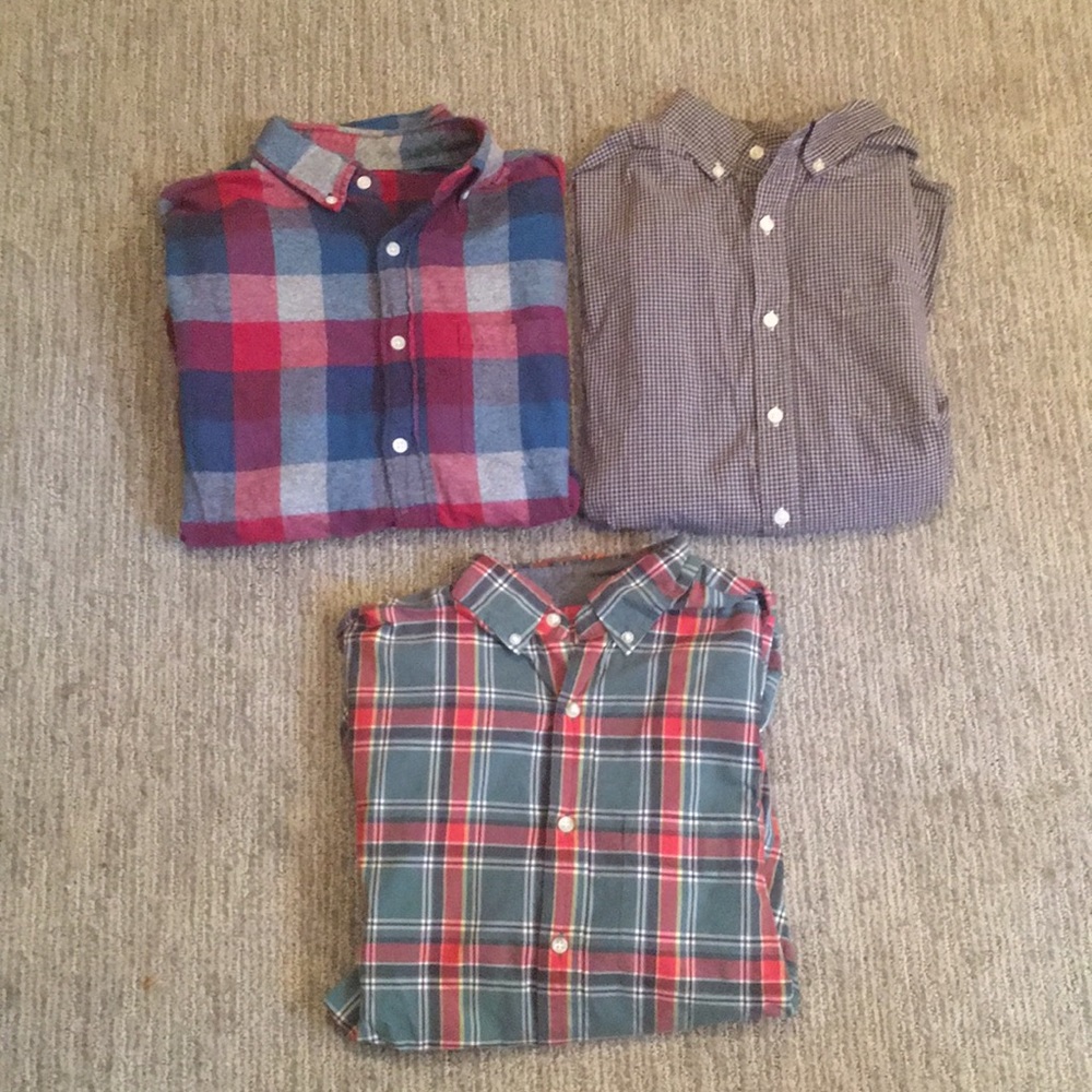 3 J.Crew Long Sleeve Shirts